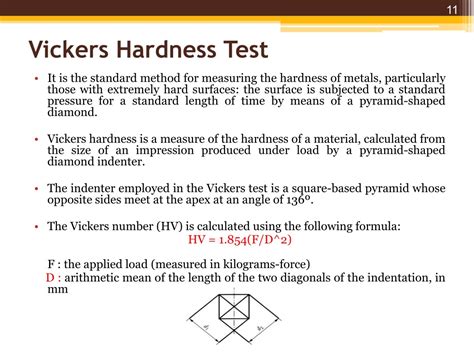 hardness test powerpoint|vickers hardness test ppt.